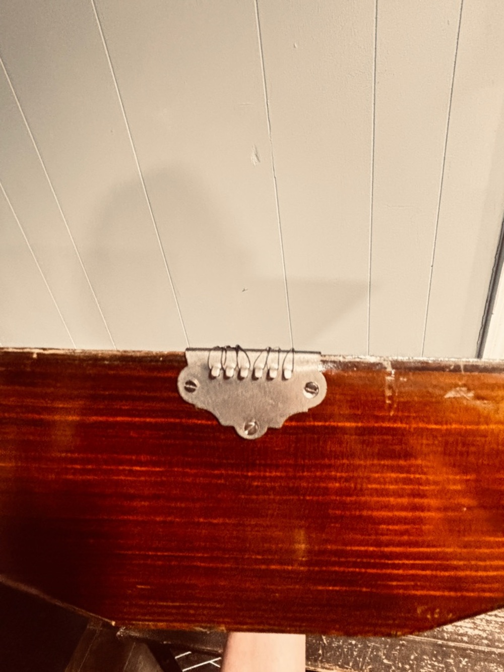 Vintage Russian Balalaika • Triangular Folk String Instrument • Cyrillic Label - Picture 11 of 12